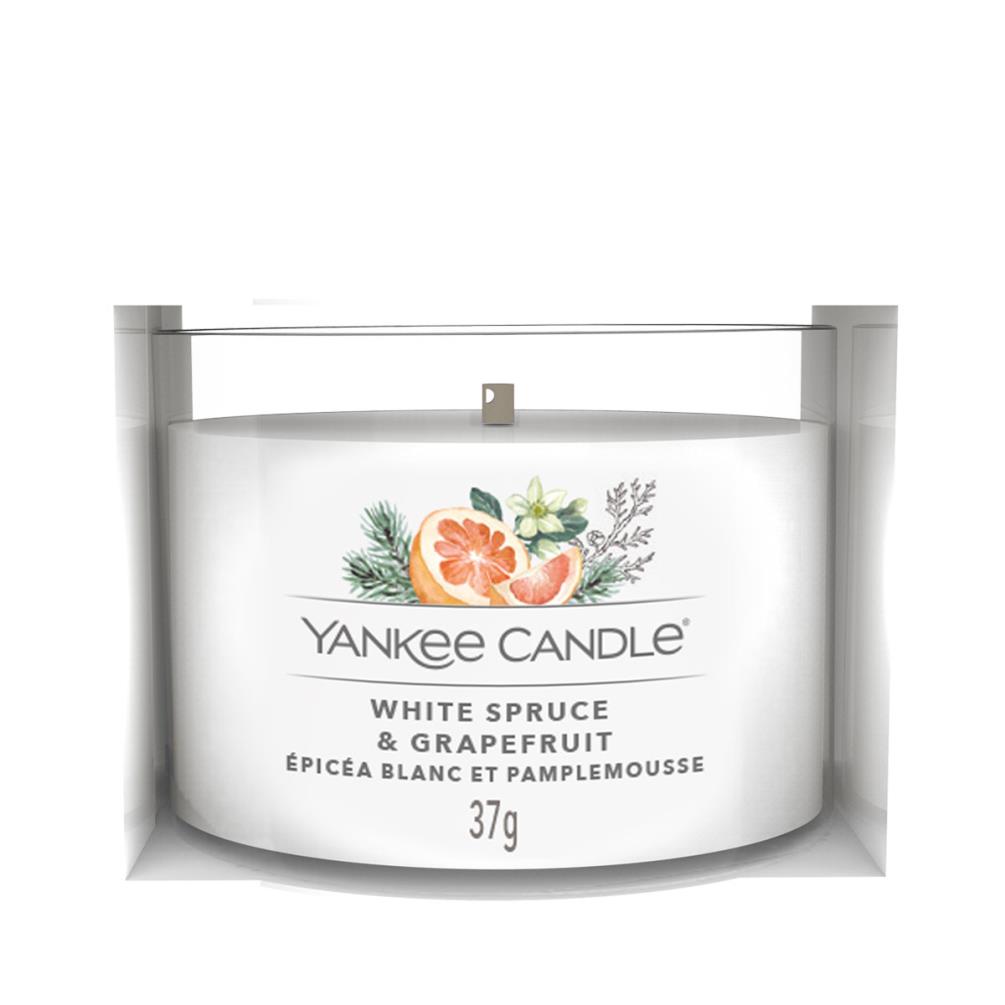 Yankee Candle White Spruce & Grapefruit Filled Votive Candle £2.39